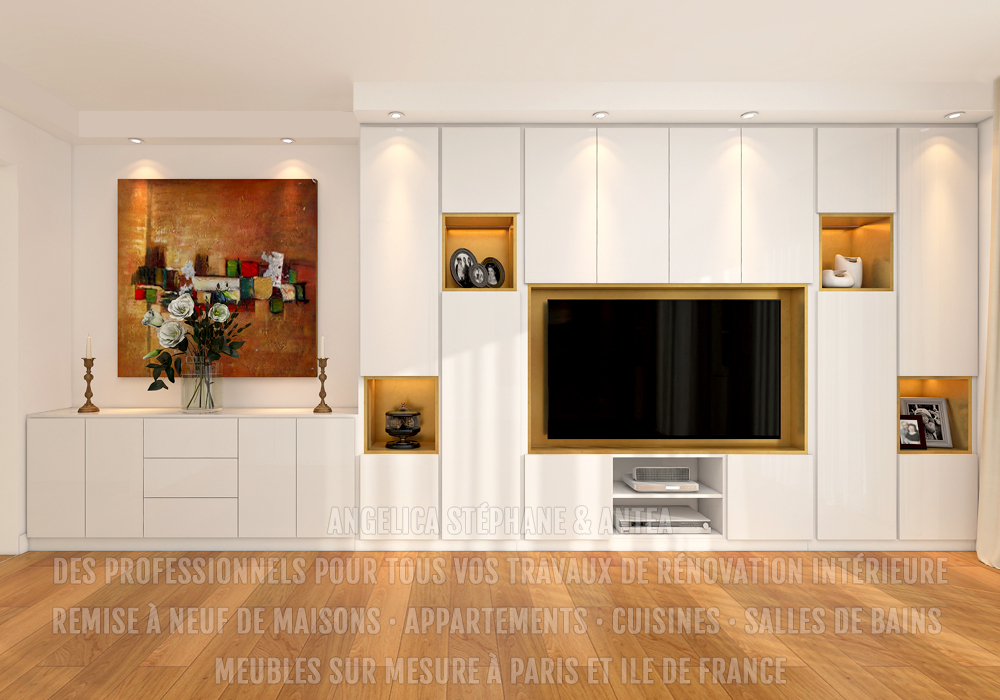 Création de meubles sur mesure conçus par un architecte d’intérieur à Paris, pour un intérieur raffiné et optimisé
