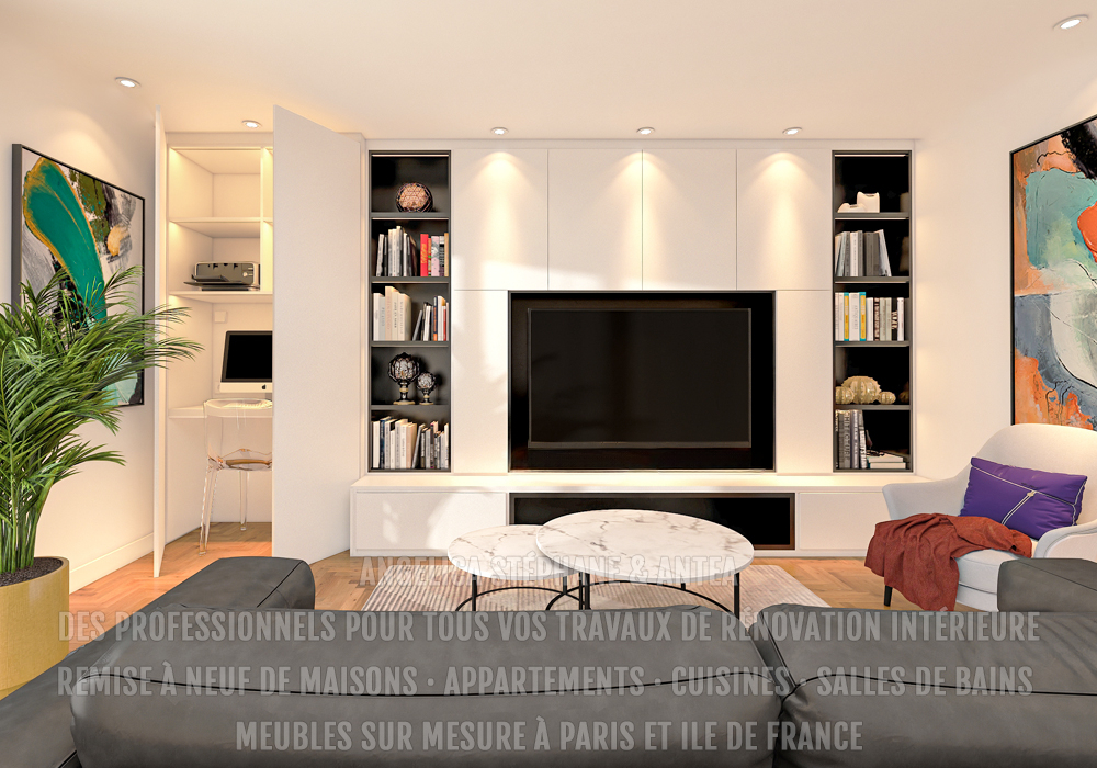 "Quelle que soit la taille de votre pièce, nous réalisons votre bureau en sur mesure pour le télétravail"