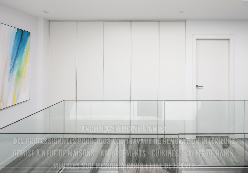 "Pour l'espace pièce palière, nous sommes là pour réaliser divers rangements sur mesure"