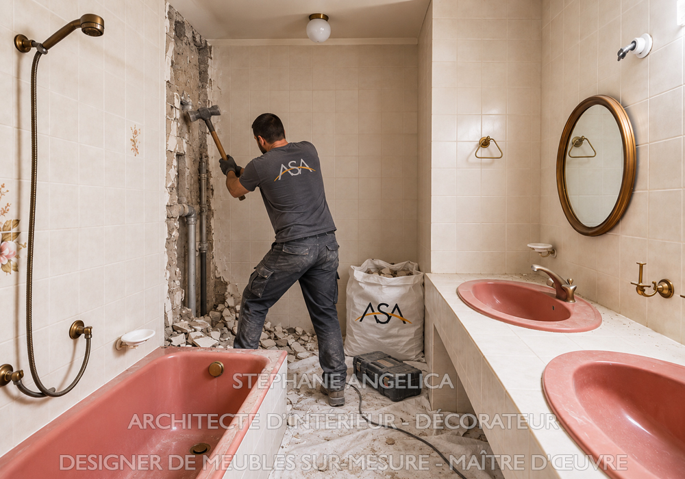 Rénovation de salle de bain et fabrication de meubles sur mesure à Paris et en Île-de-France