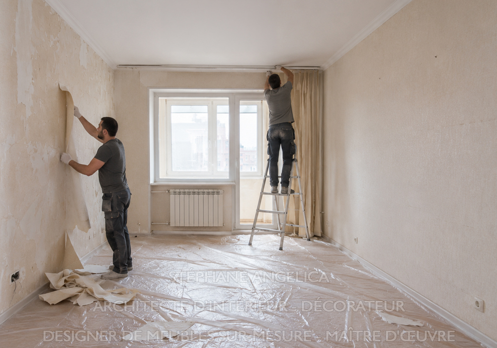 Appartement avant projet de décoration intérieure à Paris