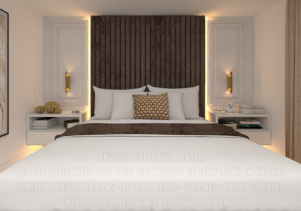 "Nous créons des têtes de lit et des chevets sur mesure, quelle que soit la taille de la chambre"